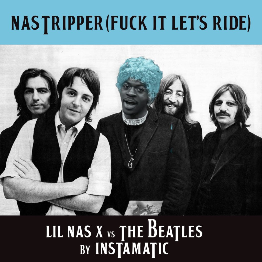 Lil Nas X vs Beatles Nas Tripper cover Day Tripper Montero Call Me By Your Name mashup bastard pop bootleg hiphop rock 60's