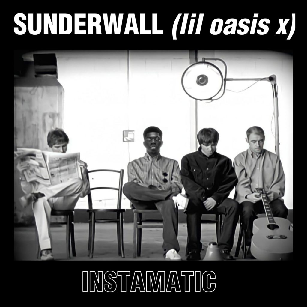 Sunderwall Oasis Lil Nas X Sun Come Down Wonderwall mashup bastard pop blend cover Britpop queer pop