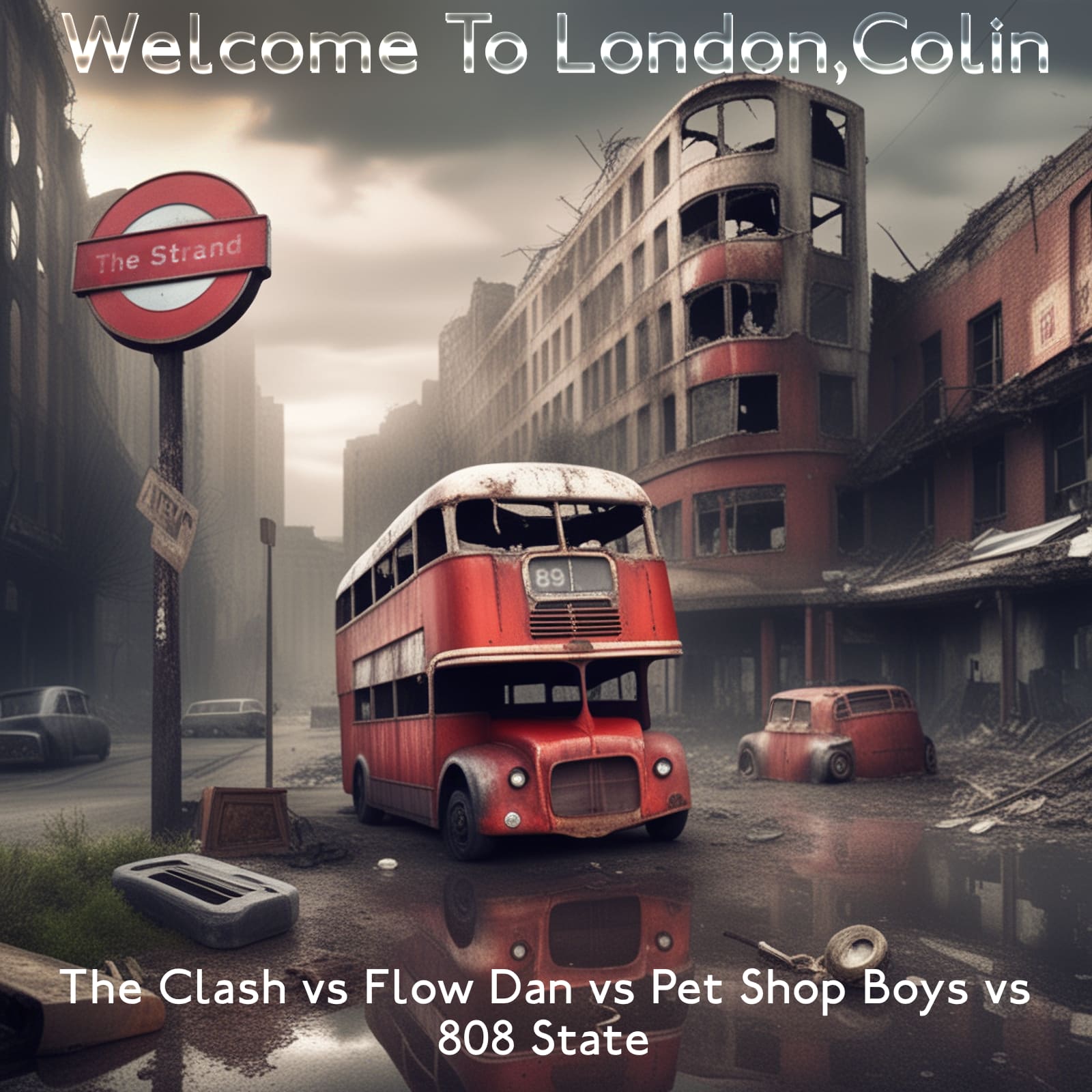 Welcome To London, Colin (The Clash vs Flowdan vs Pet Shop Boys vs 808 State) mashup cover